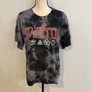 Led Zeppelin Cotton Tie-Dye T-Shirt L